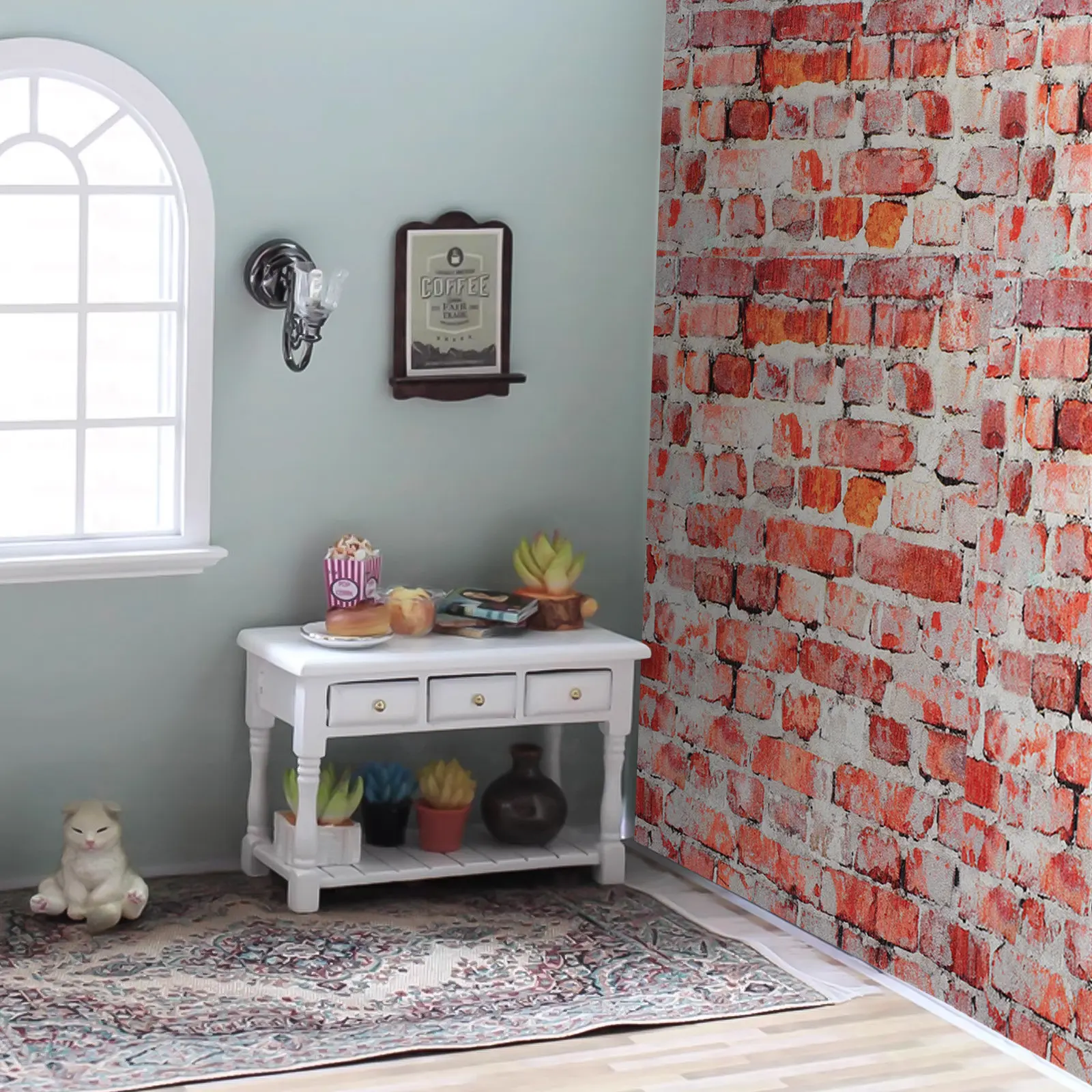 5Pcs Mini Vintage Tile Wall Stickers Peel and Stick Wallpaper for Mini House Wall Decor Living Bedroom Study Accessories
5Pcs Mini Vintage Tile Wall Stickers Peel and Stick Wallpaper for Mini House Wall Decor Living Bedroom Study Accessories