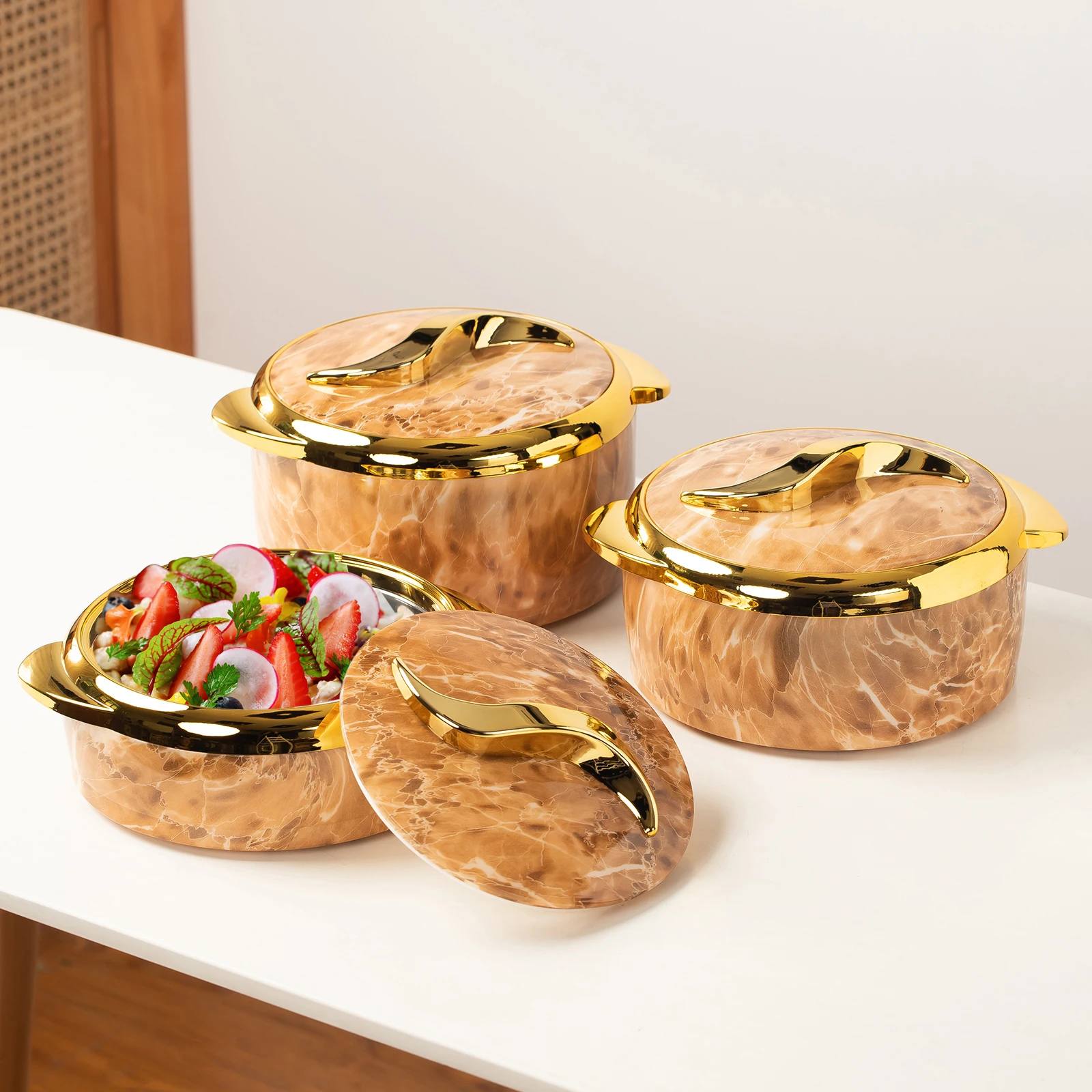 Кастрюля из нержавеющей стали для разогрева еды, роскошный набор из 3 предметов, 1,5 л, 2 л, 2,5 л, подарочный набор
Кастрюля из нержавеющей стали для разогрева еды, роскошный набор из 3 предметов, 1,5 л, 2 л, 2,5 л, подарочный набор