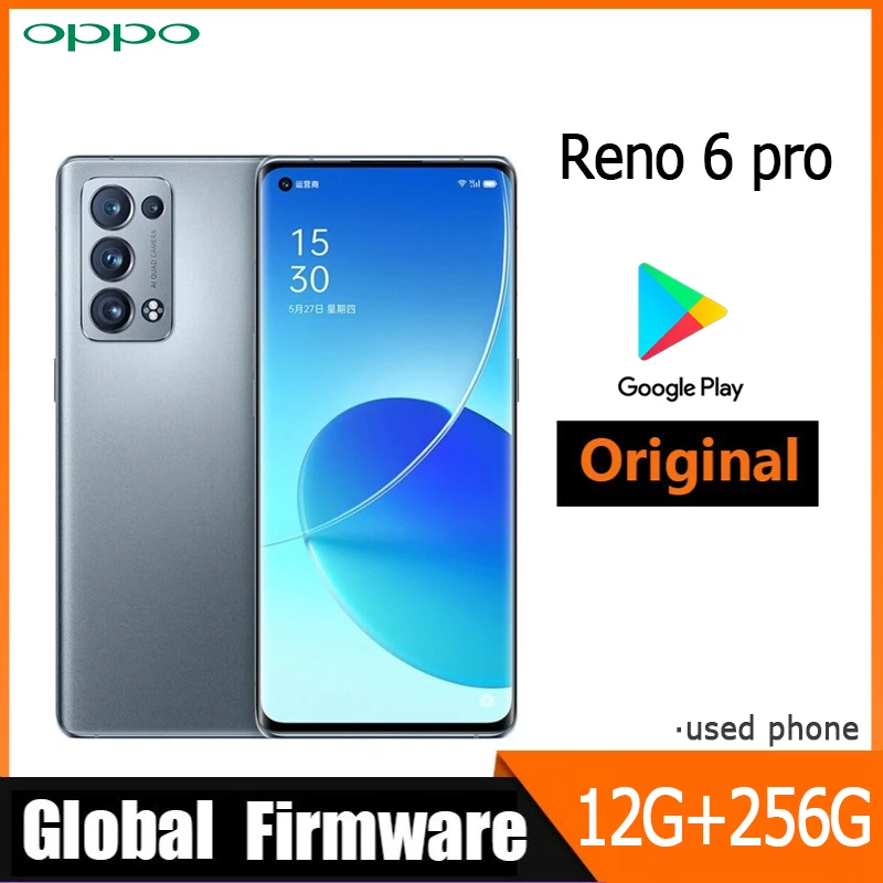 Global Version OPPO Reno6 Pro 5G (CPH2247) Smartphone Rear camera 50MP RAM 12GB ROM 256GB 4500mAh battery used phone
Global Version OPPO Reno6 Pro 5G (CPH2247) Smartphone Rear camera 50MP RAM 12GB ROM 256GB 4500mAh battery used phone