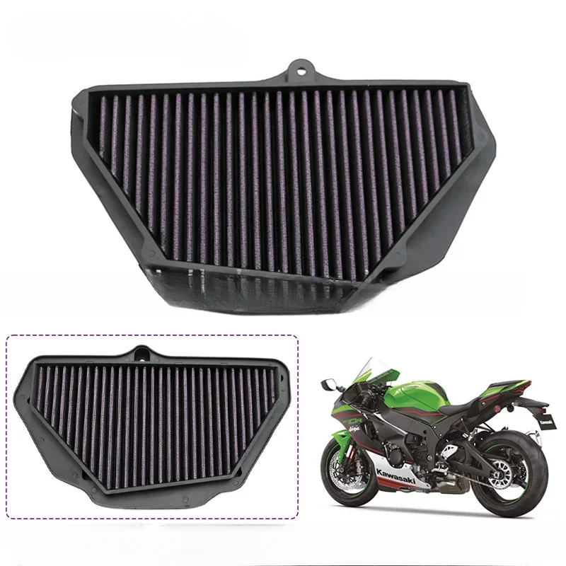 1pc High-Performance Replacement Air Filter for Kawasaki ZX10R ZX1000 ZX-10R 2016-2023, ABS Resin, Rectangular Shape
1pc High-Performance Replacement Air Filter for Kawasaki ZX10R ZX1000 ZX-10R 2016-2023, ABS Resin, Rectangular Shape