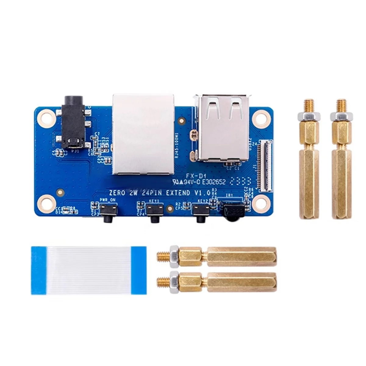 AU32-For Orange Pi Zero 2 W Expansion Board Interface Board 100M Network Port+USB 2.0+Analog Audio and Video Interface
AU32-For Orange Pi Zero 2 W Expansion Board Interface Board 100M Network Port+USB 2.0+Analog Audio and Video Interface