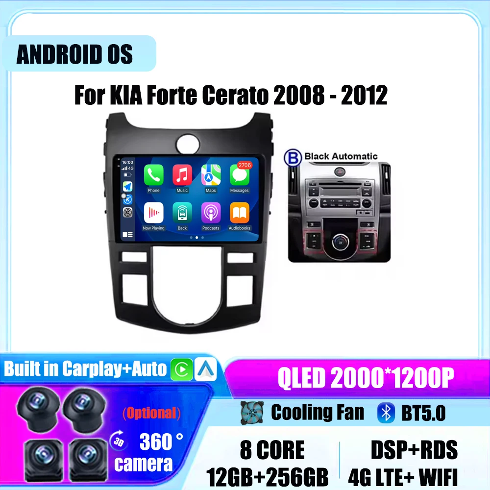 9" Screen For KIA Forte Cerato 2008 - 2012 4G Autoradio GPS Navigation Car Radio Android Auto Multimedia Video Player Carplay
9" Screen For KIA Forte Cerato 2008 - 2012 4G Autoradio GPS Navigation Car Radio Android Auto Multimedia Video Player Carplay