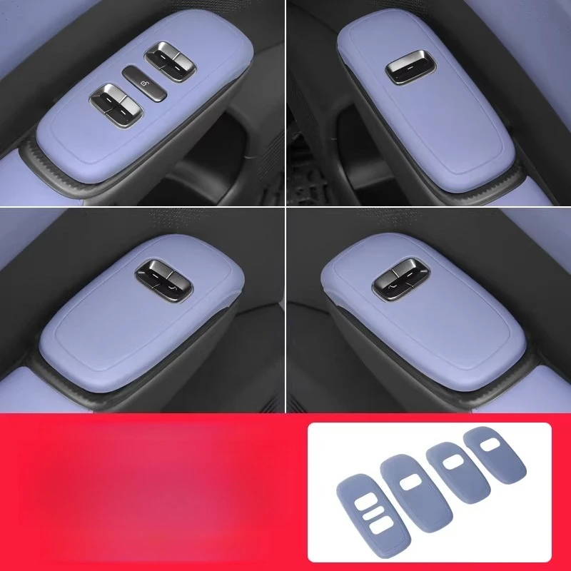 Car Door Window Switch Panel Molding Trim, Door Handle Silicone Buffer Pad, Interior Protection Accessories for Xpeng G7
Car Door Window Switch Panel Molding Trim, Door Handle Silicone Buffer Pad, Interior Protection Accessories for Xpeng G7