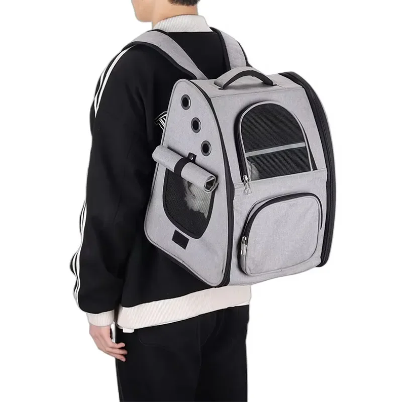 Oxford Premium Pet Strap Backpack Solid Pattern Portable Outdoor Large Zipper Foldable Breathable Dog Small Animal Bag
Oxford Premium Pet Strap Backpack Solid Pattern Portable Outdoor Large Zipper Foldable Breathable Dog Small Animal Bag