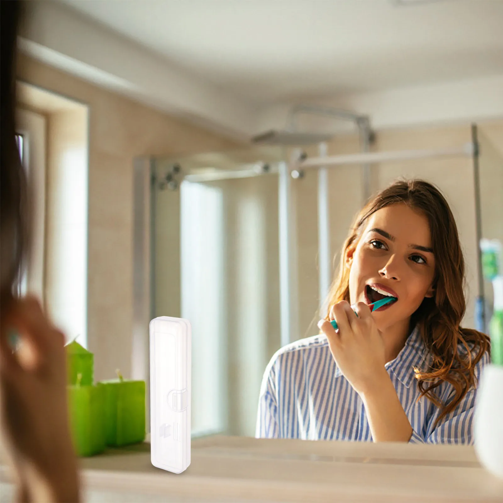 3 pcs Portable Toothbrush Storage Box Travel Toothbrush Container Durable Pp Material Secure Buckle Transparent Color
3 pcs Portable Toothbrush Storage Box Travel Toothbrush Container Durable Pp Material Secure Buckle Transparent Color