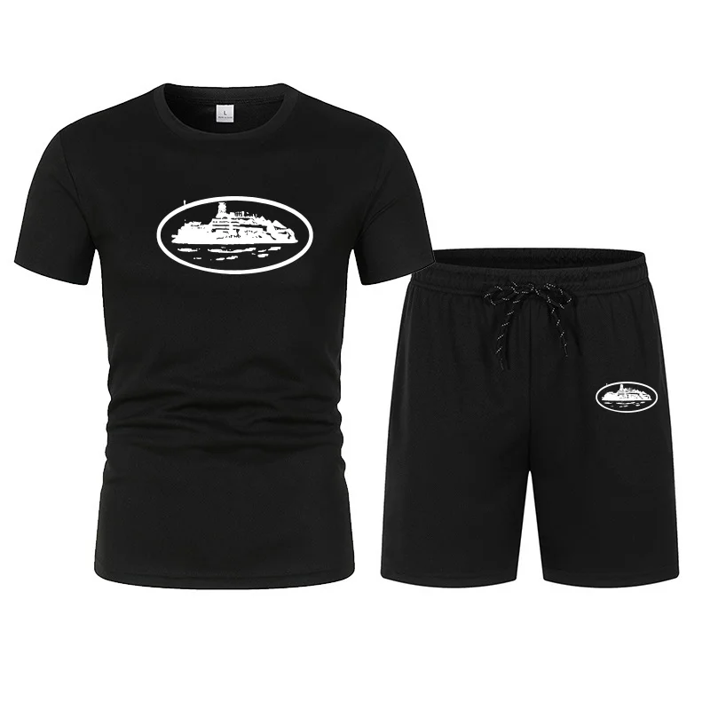 2026 men's summer T-shirt and shorts set, men's breathable sportswear set, casual and fashionable short sleeved T-shirt set
2026 men's summer T-shirt and shorts set, men's breathable sportswear set, casual and fashionable short sleeved T-shirt set