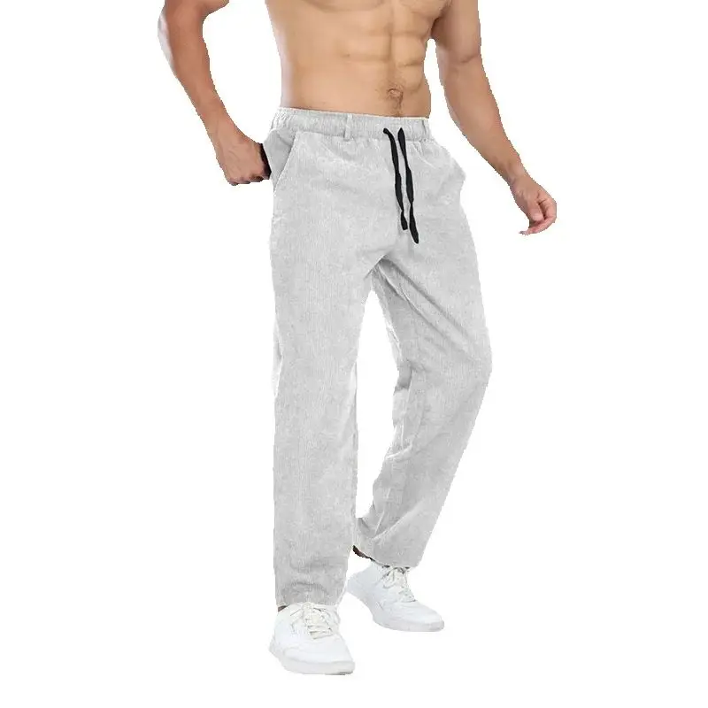 New style men's corduroy American retro vertical stripe solid color loose casual pants, trendy men's versatile long pants
New style men's corduroy American retro vertical stripe solid color loose casual pants, trendy men's versatile long pants