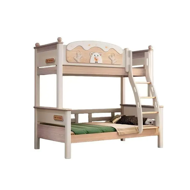 #@2025 Modern Ash Wood Bunk Bed for Kids Solid Wood Style with Storage Features Bedroom Furniture With Ladders and Drawers
#@2025 Modern Ash Wood Bunk Bed for Kids Solid Wood Style with Storage Features Bedroom Furniture With Ladders and Drawers
