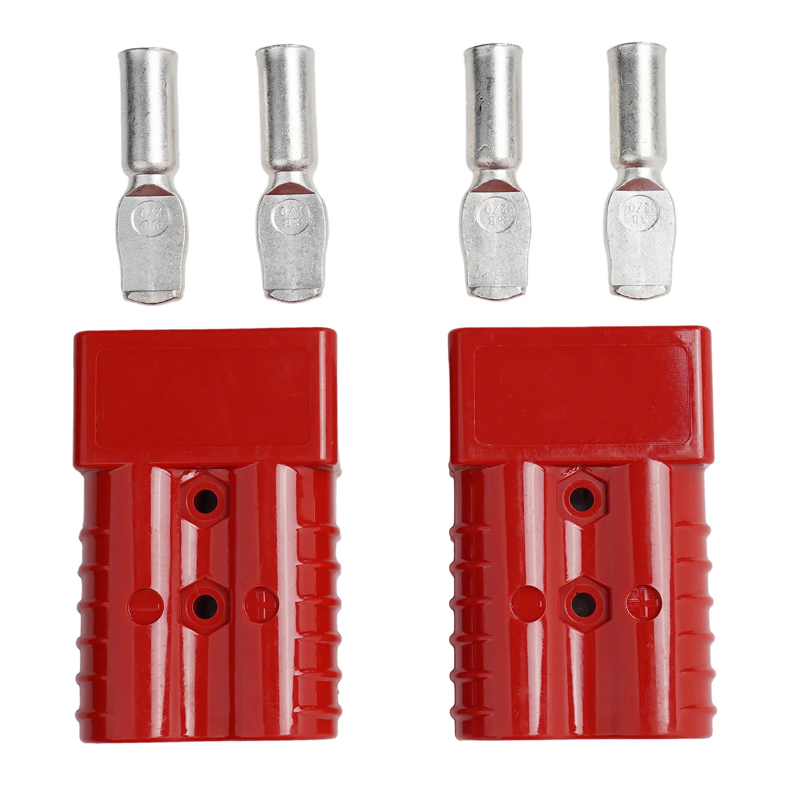 Battery Terminal Connectors 2PCS 350 AMP 600V with Fire Retardant Housing and Suitable for Wire Gauge 35MM2 to 70MM2
Battery Terminal Connectors 2PCS 350 AMP 600V with Fire Retardant Housing and Suitable for Wire Gauge 35MM2 to 70MM2