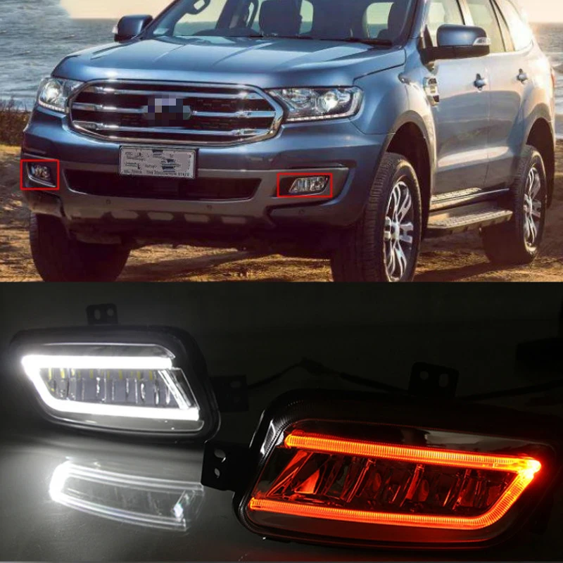 2PCS LED Daytime Running Light Fit For Everest 2016 - 2019 Yellow Turn Signal Relay Waterproof 12V DRL Fog Lamp Decoration
2PCS LED Daytime Running Light Fit For Everest 2016 - 2019 Yellow Turn Signal Relay Waterproof 12V DRL Fog Lamp Decoration