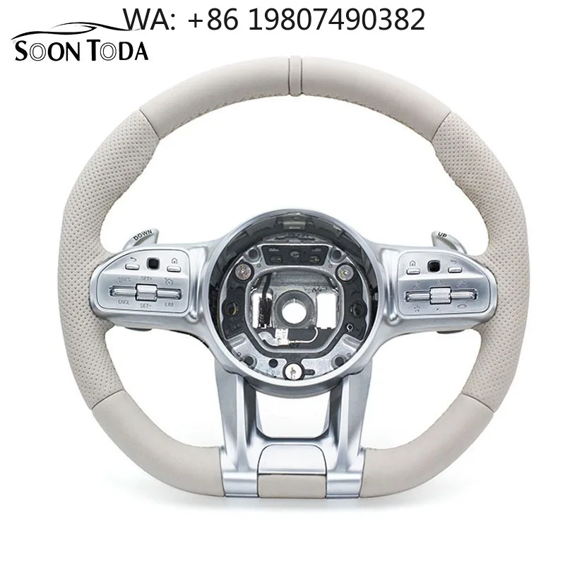 Solid Carbon Fiber Sport Steering Wheel Premium Leather Trim Custom Refit Replacement For Multi-gen Mid-size Luxury European Fam
Solid Carbon Fiber Sport Steering Wheel Premium Leather Trim Custom Refit Replacement For Multi-gen Mid-size Luxury European Fam