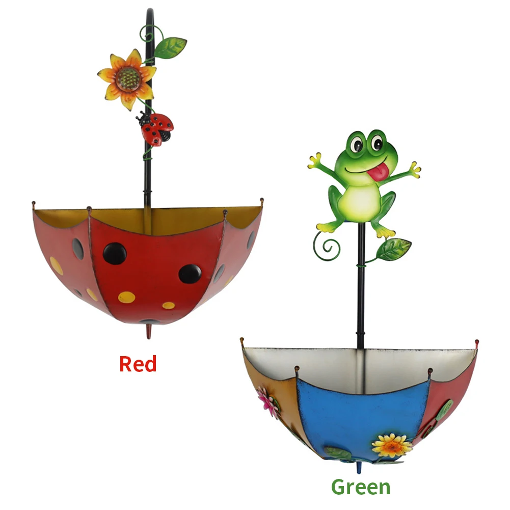 Umbrella Decorative Flower Pots Iron Art Wall Mounted Planter Holder Cartoon Easy Installation with Leakage Hole for Garden Yard
Umbrella Decorative Flower Pots Iron Art Wall Mounted Planter Holder Cartoon Easy Installation with Leakage Hole for Garden Yard