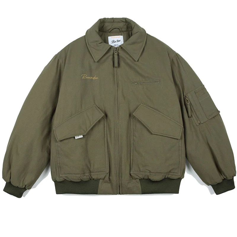 Men's Thicken Warm Flying Jacket Vintage Multiple Pockets Cargo Cotton Coat Winter Oversize Loose Overcoat Male
Men's Thicken Warm Flying Jacket Vintage Multiple Pockets Cargo Cotton Coat Winter Oversize Loose Overcoat Male