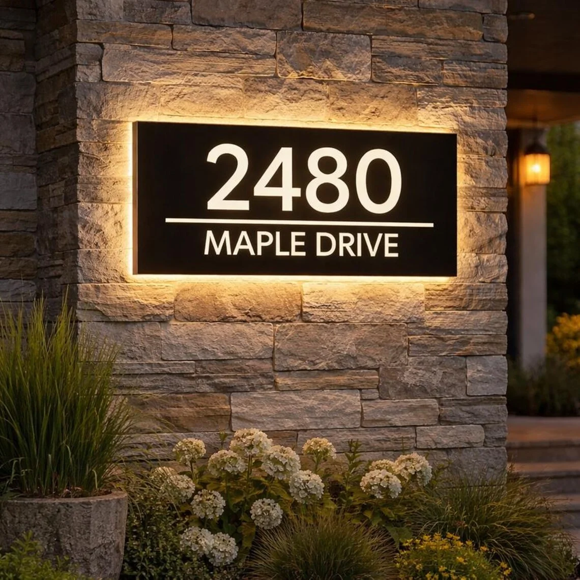 Custom House Number Sign, Personalized Horizontal Address Plaque, Modern Waterproof Door Number for Home Villa Apartment
Custom House Number Sign, Personalized Horizontal Address Plaque, Modern Waterproof Door Number for Home Villa Apartment