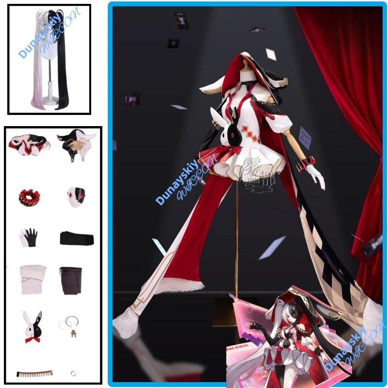 Sparkle Full Cosplay Set Wig Dress Cloak Mask Honkai Star Rail Game Halloween Party Costume for Women
Sparkle Full Cosplay Set Wig Dress Cloak Mask Honkai Star Rail Game Halloween Party Costume for Women