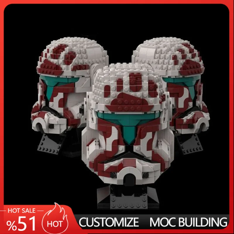 863PCS Tactical Trooper Helmet Model Custom Building Blocks Assembly Educational Toy Birthday Gift For Boys Collection Display
863PCS Tactical Trooper Helmet Model Custom Building Blocks Assembly Educational Toy Birthday Gift For Boys Collection Display