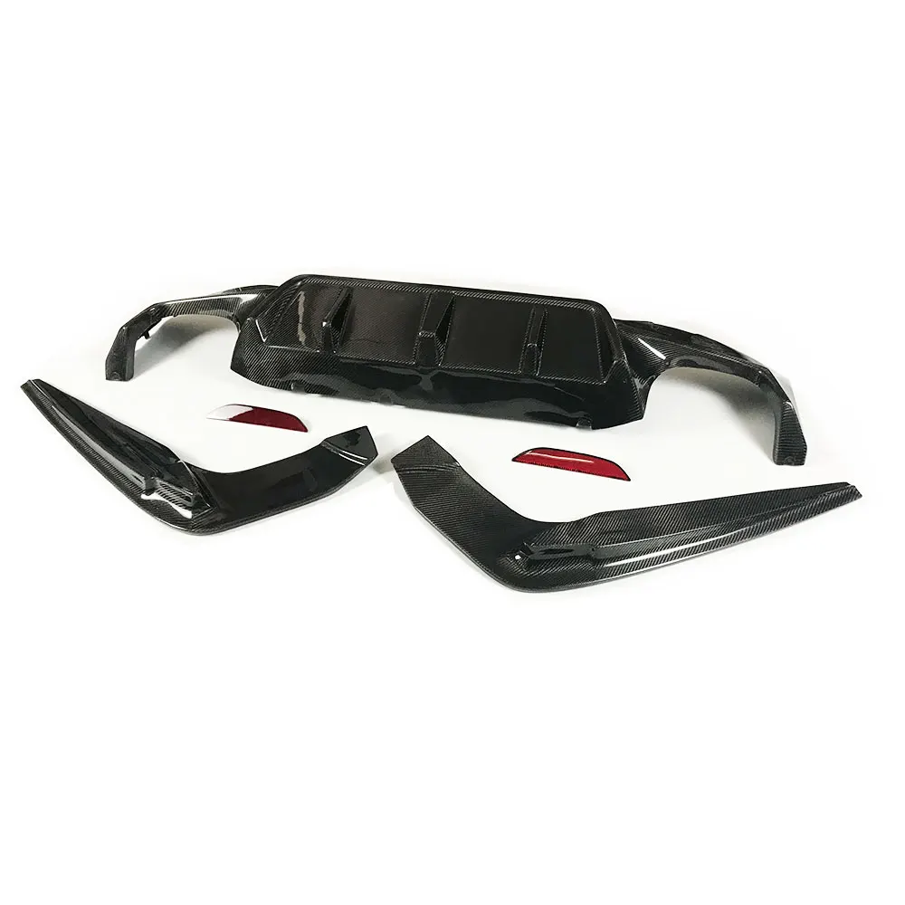For BMW G30 M5 Carbon Fiber Front Bumper Chin Lip Separator with Corner Wrap
For BMW G30 M5 Carbon Fiber Front Bumper Chin Lip Separator with Corner Wrap
