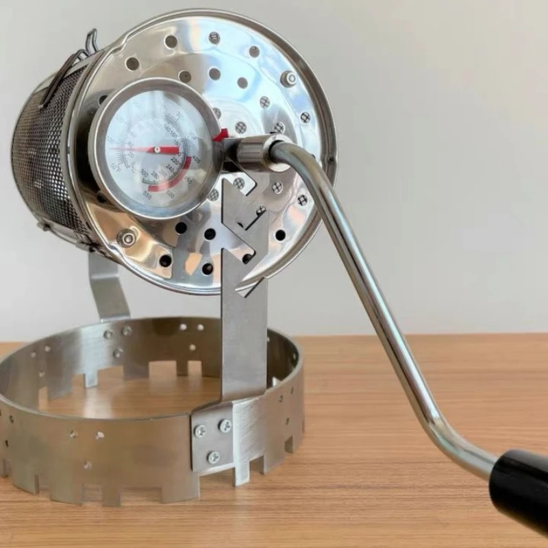 DIY coffee bean nuts roaster baking machine with thermometer
DIY coffee bean nuts roaster baking machine with thermometer