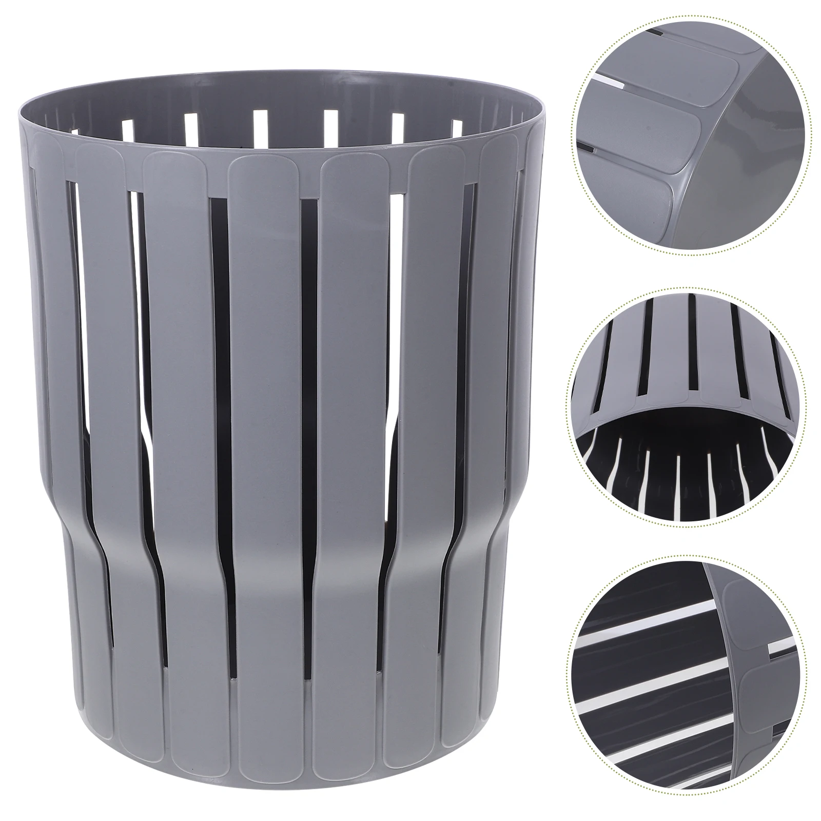 Hollow-Out Trash Can Office Waste Bucket Small Bedroom Garbage Bin Sturdy Thick Wall Large Opening Easy Clean Decorative
Hollow-Out Trash Can Office Waste Bucket Small Bedroom Garbage Bin Sturdy Thick Wall Large Opening Easy Clean Decorative