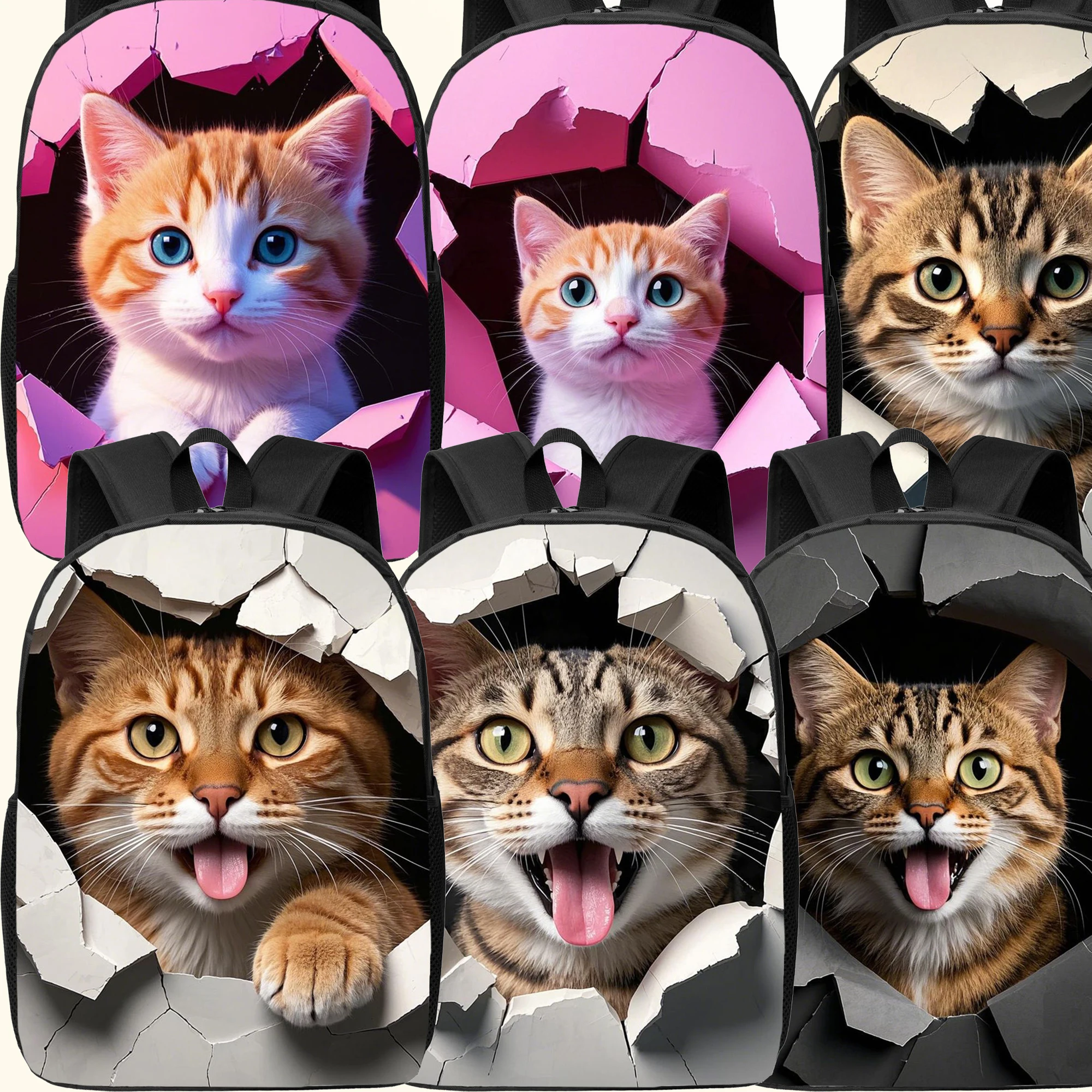 1шт, 2D-принты, кошки, Рюкзак, Большая вместимость, милый, элегантный, художественный, модный, подарок, путешествия, повседневный
1шт, 2D-принты, кошки, Рюкзак, Большая вместимость, милый, элегантный, художественный, модный, подарок, путешествия, повседневный