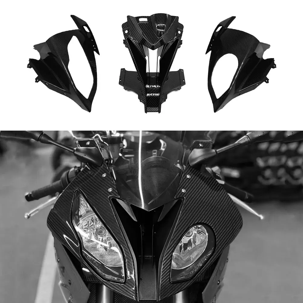 Fit For BMW S1000RR S1000 RR 2015 2016 2017 2018 ABS Carbon Motorcycle Head Nose Cowl Gloss Twill Modification Front Fairing
Fit For BMW S1000RR S1000 RR 2015 2016 2017 2018 ABS Carbon Motorcycle Head Nose Cowl Gloss Twill Modification Front Fairing