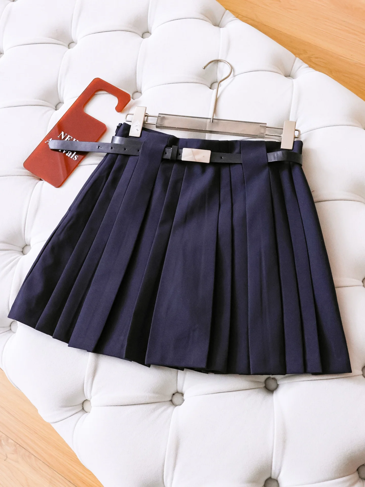 High Waist A-Line Skirt with Belt Wool Blend Pleated Skirt Women's Fashion College Style Polyester Viscose Wool Nylon
High Waist A-Line Skirt with Belt Wool Blend Pleated Skirt Women's Fashion College Style Polyester Viscose Wool Nylon
