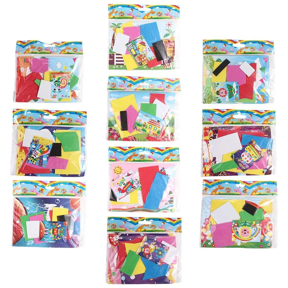 10PCS Craft Gift Cartoon Animal DIY EVA Foam Sticker Toy EVA Foam Handmade 3D Puzzle DIY Toys for Children
10PCS Craft Gift Cartoon Animal DIY EVA Foam Sticker Toy EVA Foam Handmade 3D Puzzle DIY Toys for Children