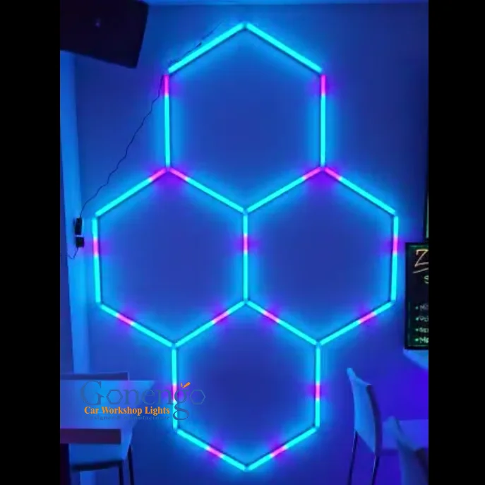 Commercial Waterproof Hexagon Smart Lighting Honeycomb Shape Led Rgb Light Strip
Commercial Waterproof Hexagon Smart Lighting Honeycomb Shape Led Rgb Light Strip