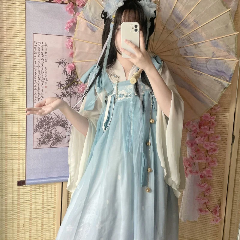 2025 Chinese Style Retro Film and Television Drama Hanfu Women Daily Fairy Chest Skirt Print Suit Breast-high Gradient Dresses
2025 Chinese Style Retro Film and Television Drama Hanfu Women Daily Fairy Chest Skirt Print Suit Breast-high Gradient Dresses