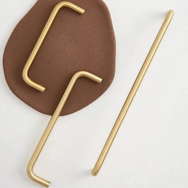 Modern Simple Cupboard Kitchen Cabinet Long Pull U-shaped Golden Brass Brushed Furniture Handle Wardrobe Solid Brass Drawer Knob
Modern Simple Cupboard Kitchen Cabinet Long Pull U-shaped Golden Brass Brushed Furniture Handle Wardrobe Solid Brass Drawer Knob