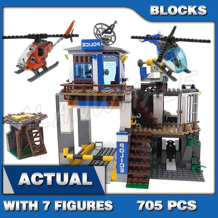 705pcs Urban City Mountain Headquarters Helipad Motocross Bike Helicopter 10424 Building Blocks Set Bricks Compatible with Model
705pcs Urban City Mountain Headquarters Helipad Motocross Bike Helicopter 10424 Building Blocks Set Bricks Compatible with Model