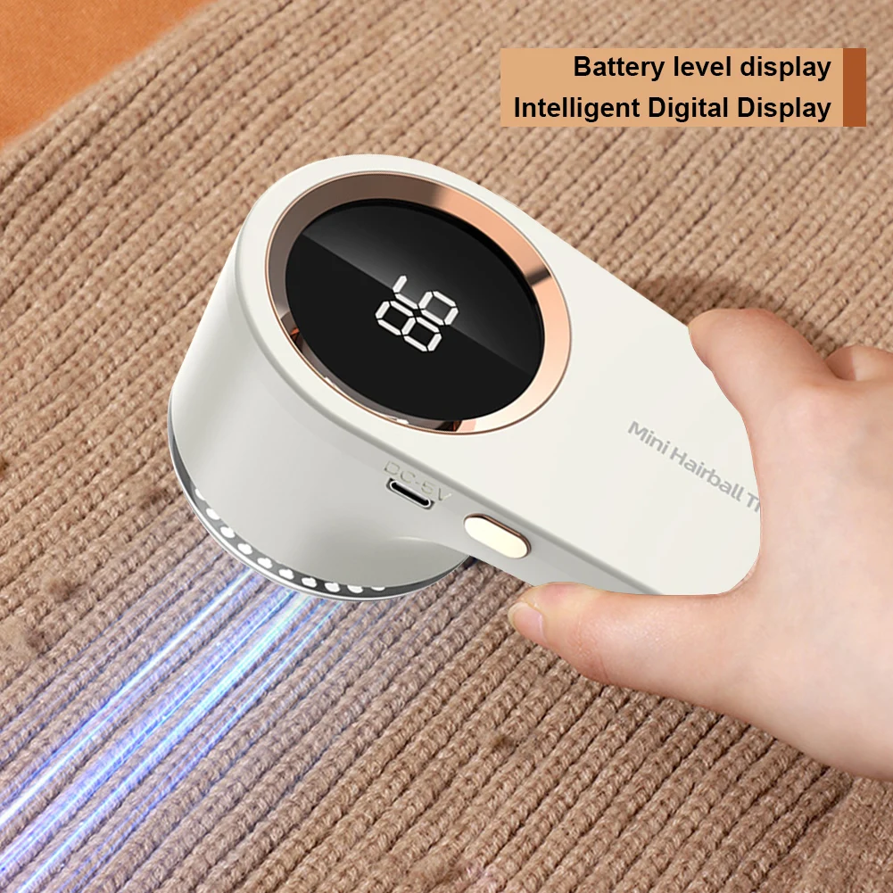 Electric Lint Remover Fabric Shaver Digital Display Electric Pellet Fluff Remover USB Rechargeable for Clothes Sweater
Electric Lint Remover Fabric Shaver Digital Display Electric Pellet Fluff Remover USB Rechargeable for Clothes Sweater