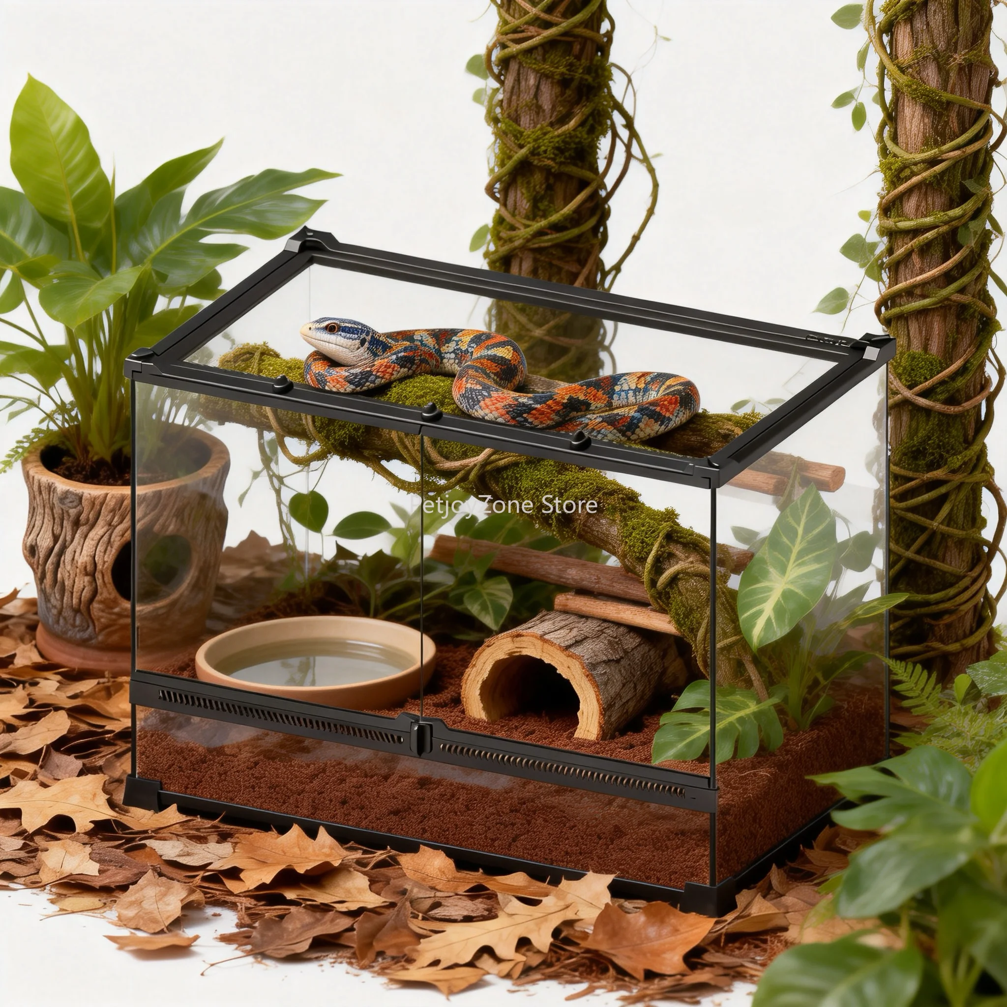 Tempered Glass Double Door Durable Eco-Friendly Exotic Pet Enclosure Various Sizes For Snakes Geckos Reptiles
Tempered Glass Double Door Durable Eco-Friendly Exotic Pet Enclosure Various Sizes For Snakes Geckos Reptiles