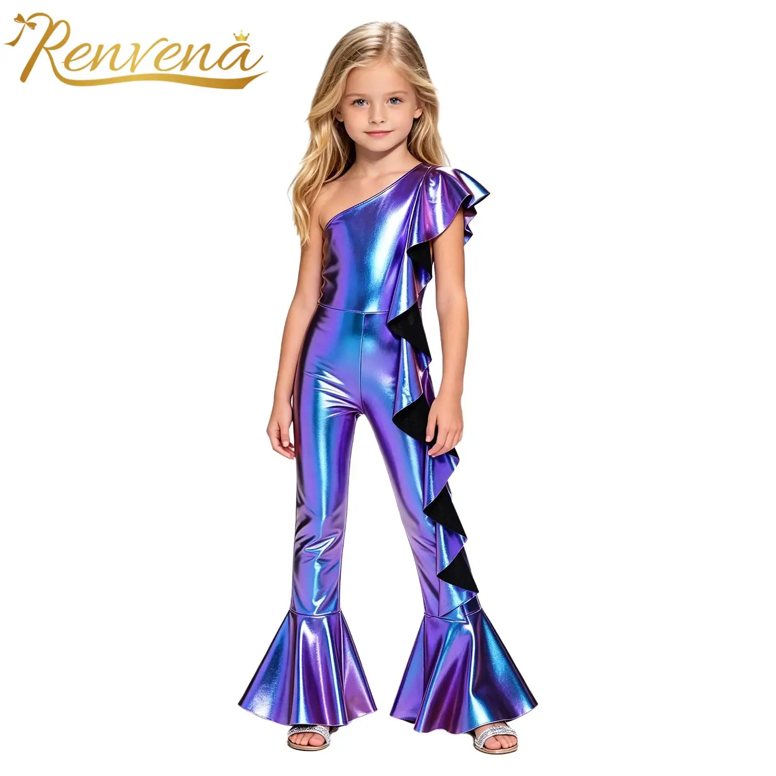 Kids Streetwear Party Shiny Costume Jumpsuits Children Flared Jumpsuit 60s 80s 70s Disco Outfit Girls Sparkly Romper Flares
Kids Streetwear Party Shiny Costume Jumpsuits Children Flared Jumpsuit 60s 80s 70s Disco Outfit Girls Sparkly Romper Flares