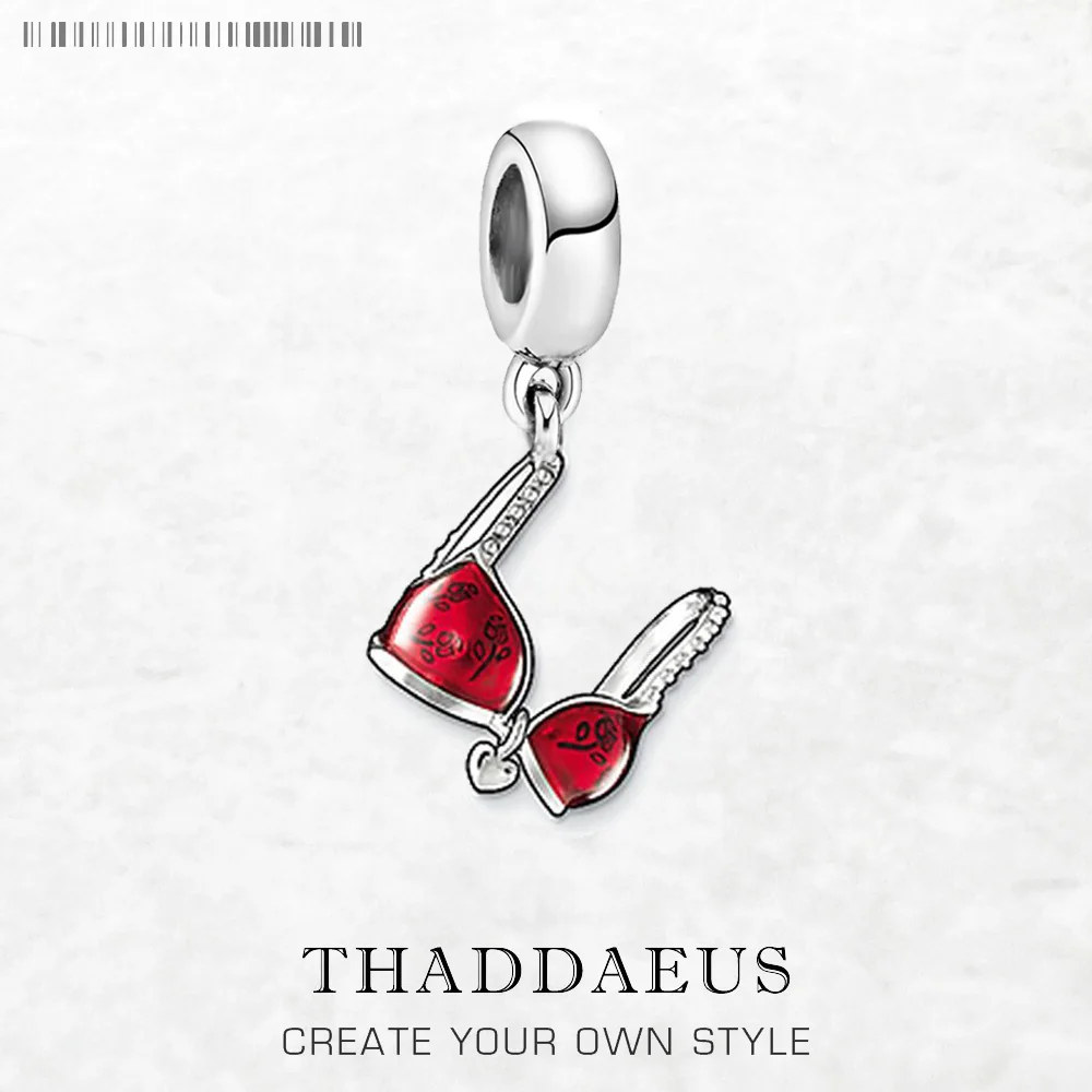 Red Bikini Bra Pendant Dangle Charm For Women New 925 Sterling Silver Fashion Cute Gift
Red Bikini Bra Pendant Dangle Charm For Women New 925 Sterling Silver Fashion Cute Gift