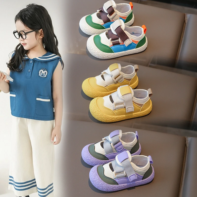 Детские спортивные сандалии весна-лето 2025, новые стили для мальчиков и девочек, пляжная обувь Baotou, детская прогулочная обувь
Детские спортивные сандалии весна-лето 2025, новые стили для мальчиков и девочек, пляжная обувь Baotou, детская прогулочная обувь