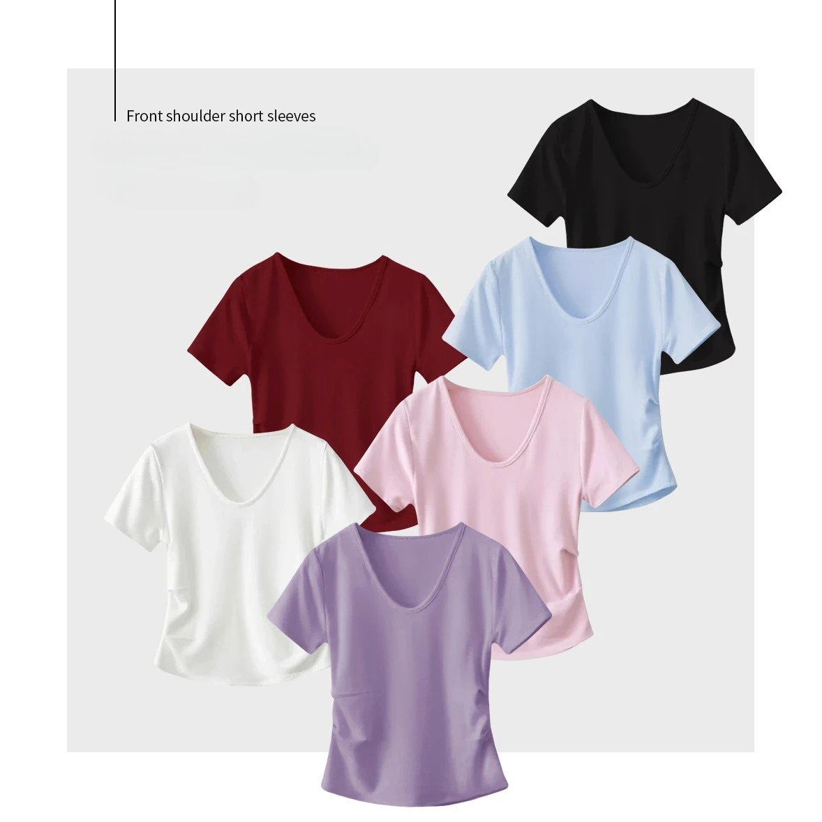 Women's V Neck T-Shirt White Summer 2025 New Ruffle Detail Tie Waist Asymmetric Hem Slim Fit Casual Blouse Top Y2k Top
Women's V Neck T-Shirt White Summer 2025 New Ruffle Detail Tie Waist Asymmetric Hem Slim Fit Casual Blouse Top Y2k Top