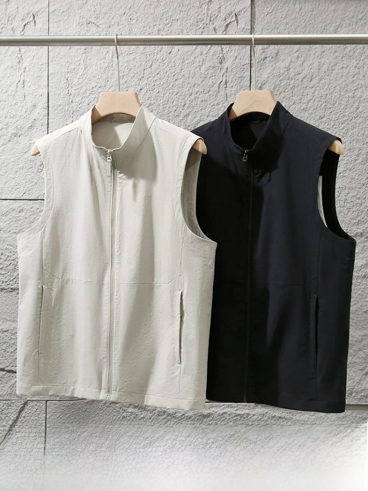 Luxury Lightweight Men's Stand Collar Vest Spring Fashion Urban Style Versatile Breathable Water-Resistant Standard Fit Sport
Luxury Lightweight Men's Stand Collar Vest Spring Fashion Urban Style Versatile Breathable Water-Resistant Standard Fit Sport