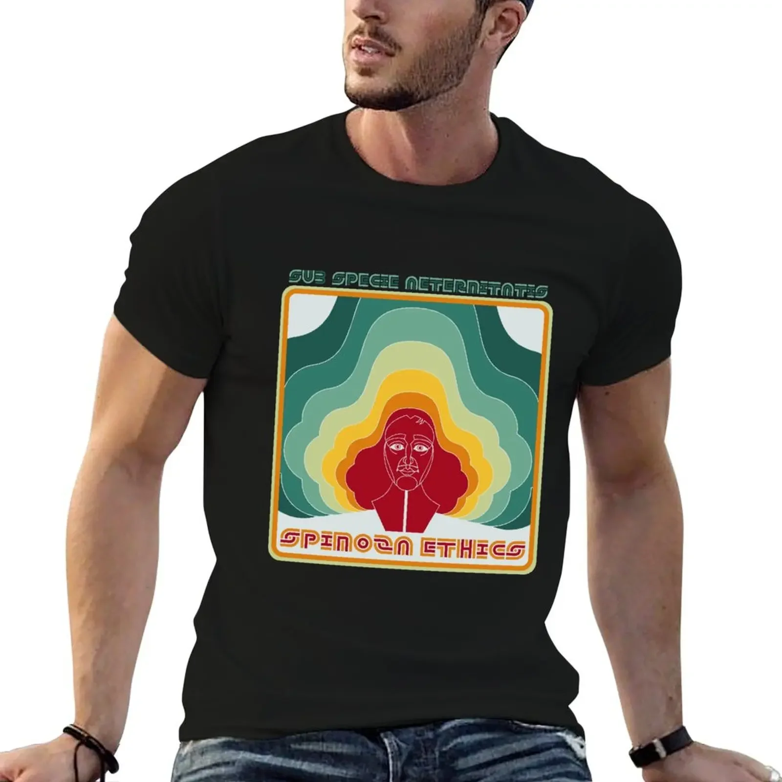 Spinoza Ethics - Sub Specie Aeternitatis T-Shirt summer top Aesthetic clothing anime figures mens white t shirts
Spinoza Ethics - Sub Specie Aeternitatis T-Shirt summer top Aesthetic clothing anime figures mens white t shirts