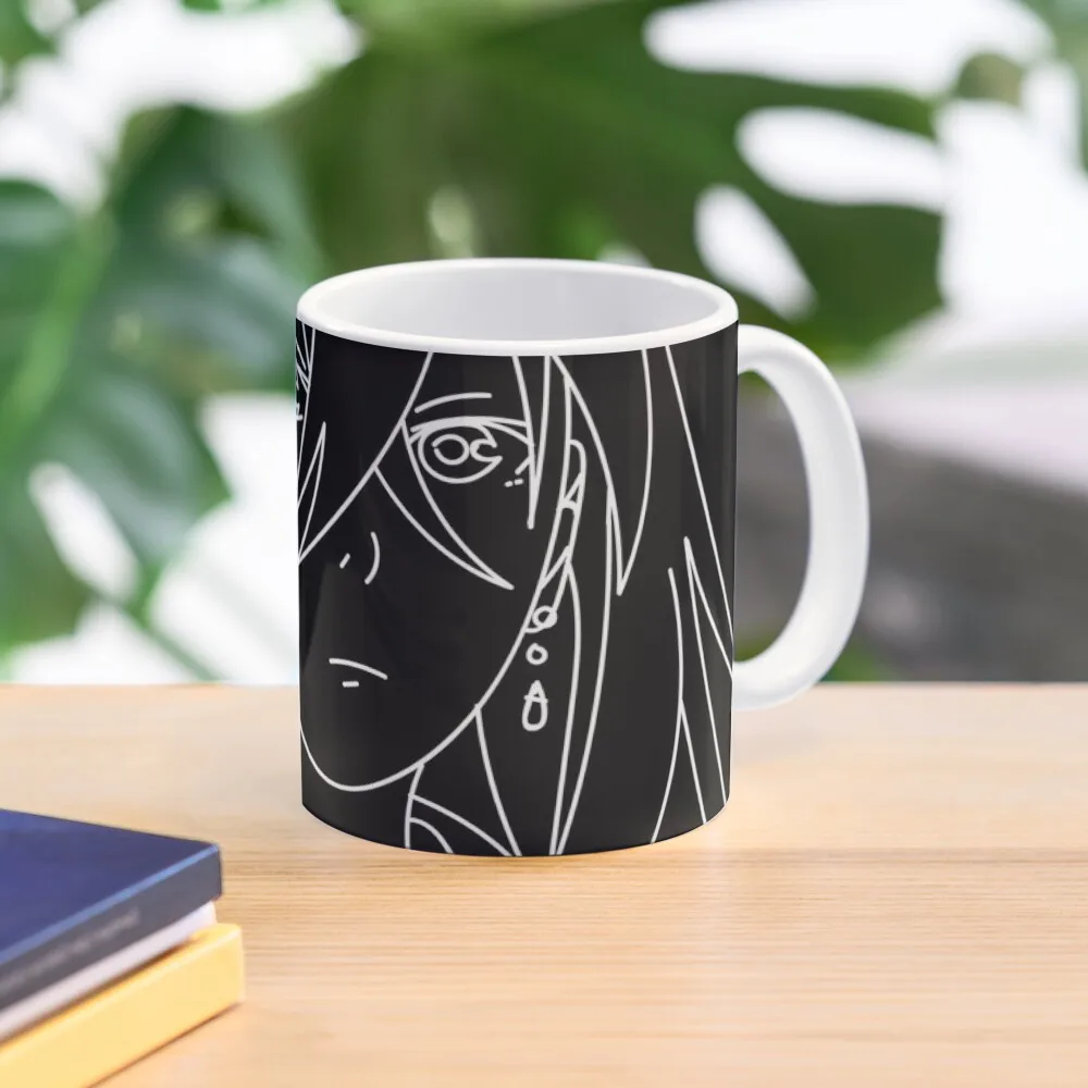 Vivy Fluorite Eye's Song Line Art Black Coffee Mug Thermo Coffee Cup To Carry Large Mug Thermo Cup For Coffee 
Vivy Fluorite Eye's Song Line Art Black Coffee Mug Thermo Coffee Cup To Carry Large Mug Thermo Cup For Coffee