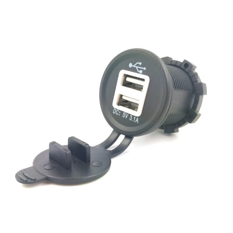 DC 12 ~ 24V 3.1A DIY автомобильное зарядное устройство USB, водонепроницаемое двойное зарядное устройство, адаптер с синей планкой для автомобиля, мотоцикла, лодки
DC 12 ~ 24V 3.1A DIY автомобильное зарядное устройство USB, водонепроницаемое двойное зарядное устройство, адаптер с синей планкой для автомобиля, мотоцикла, лодки