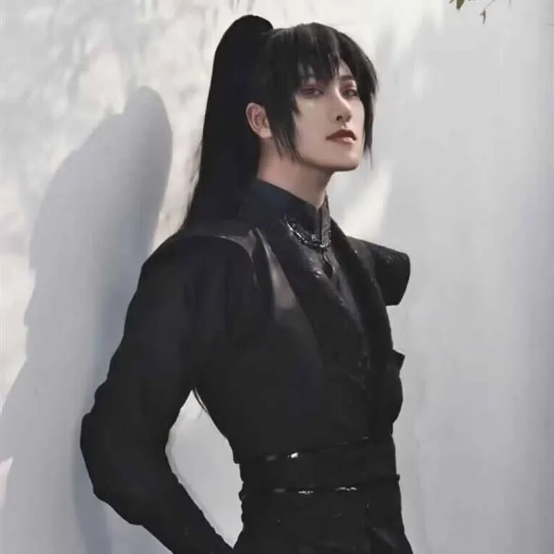 Hanfu Black Sets For Men Vintage Gothic Sets Male Carnival Halloween Cosplay Costume Party Outfit Chinese Traditional
Hanfu Black Sets For Men Vintage Gothic Sets Male Carnival Halloween Cosplay Costume Party Outfit Chinese Traditional