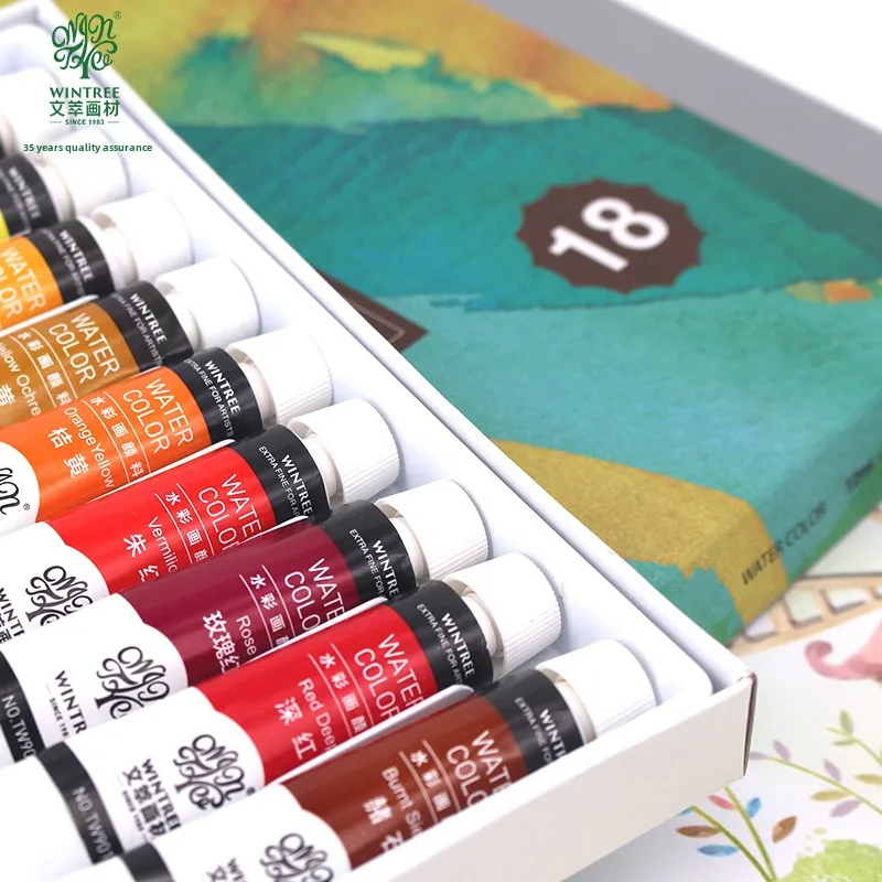 12Ml Transparent Watercolor Paint Set Watercolor Paint Set Beginners 12 Colors Washable Children's Non-toxic Art Students
12Ml Transparent Watercolor Paint Set Watercolor Paint Set Beginners 12 Colors Washable Children's Non-toxic Art Students