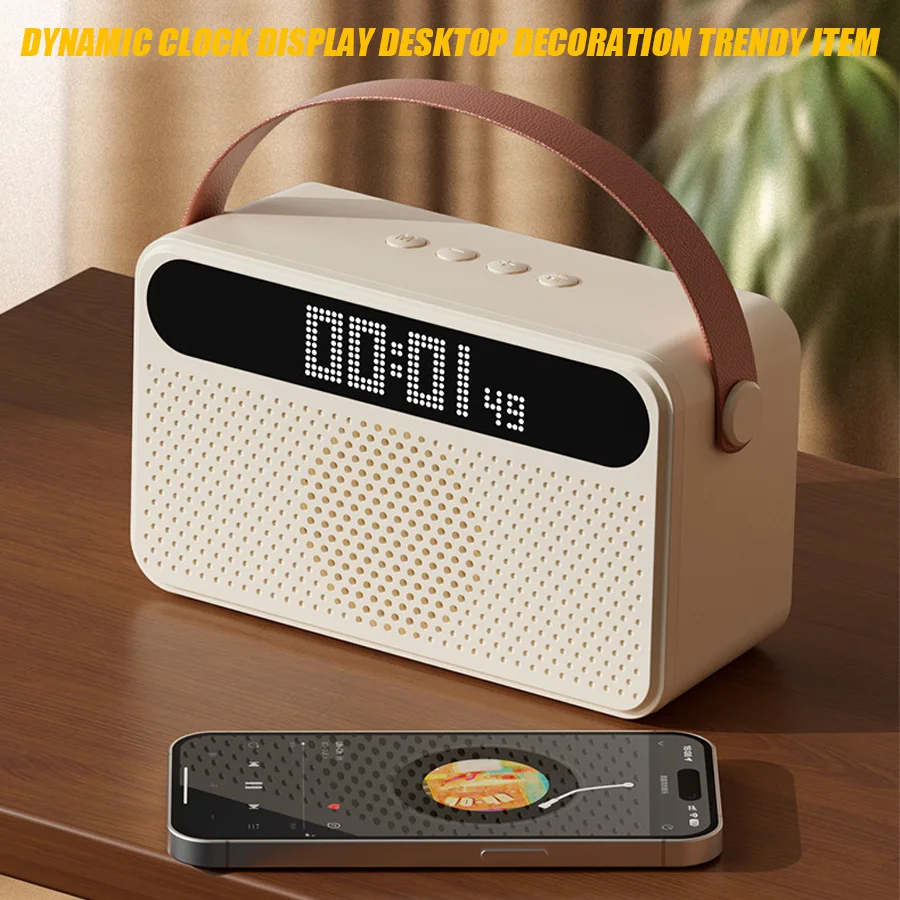 Portable Bluetooth Speaker with Lyrics Display, Multi-Function Karaoke System, Bass Boost, and Card/USB Playback - Global Hot
Portable Bluetooth Speaker with Lyrics Display, Multi-Function Karaoke System, Bass Boost, and Card/USB Playback - Global Hot