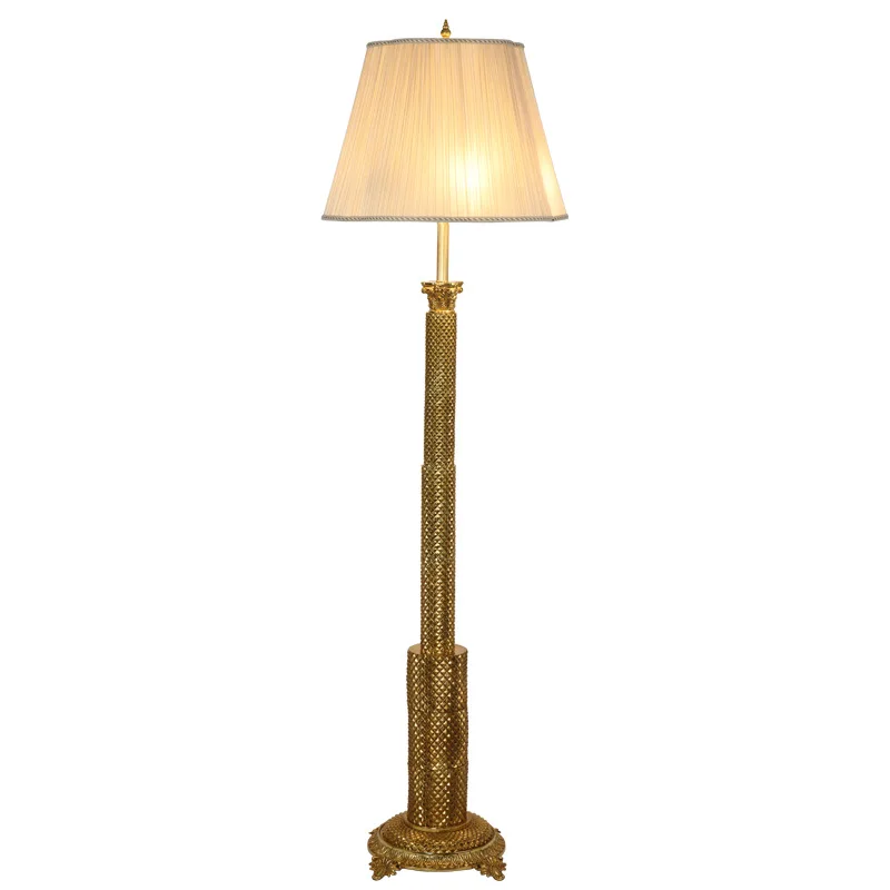 French retro all copper, large floor lamp, villa hotel luxury hall, living room lamp 
French retro all copper, large floor lamp, villa hotel luxury hall, living room lamp