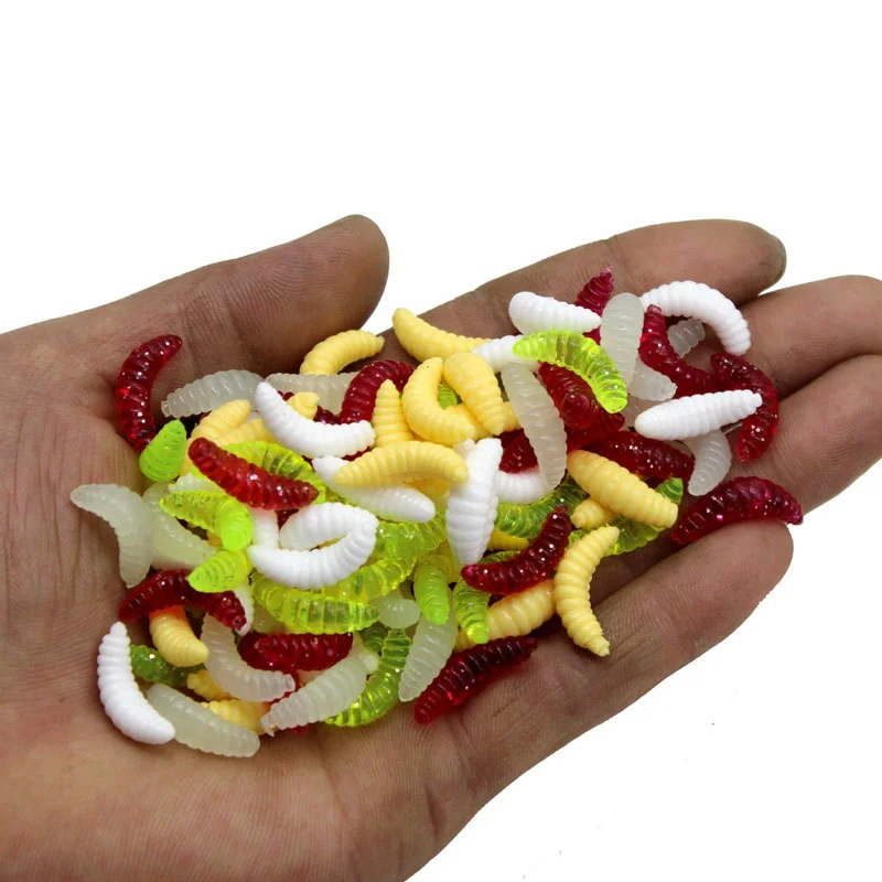 50Pcs Carp Fishing Lures Bait Tackle Artificial Outdoor Fishing Soft Silicone Mealworms Maggot Grub Worm
50Pcs Carp Fishing Lures Bait Tackle Artificial Outdoor Fishing Soft Silicone Mealworms Maggot Grub Worm