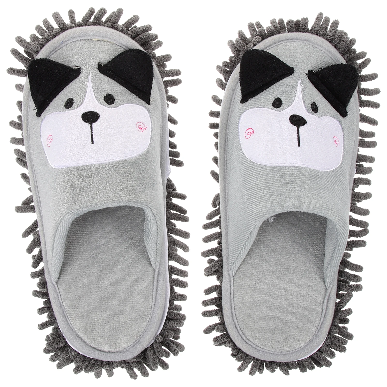 Cartoon Dog Thick Snow Cleaning Mop Slippers Detachable Washable Lazy Shoes Size 38 41 Gray Floor Supplies Home Use
Cartoon Dog Thick Snow Cleaning Mop Slippers Detachable Washable Lazy Shoes Size 38 41 Gray Floor Supplies Home Use