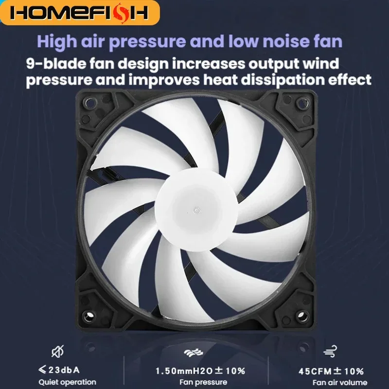 RGB FAN Ventoinha 120mm Pc Computer Case Fan Rainbow Heatsink 4PIN 12cm
RGB FAN Ventoinha 120mm Pc Computer Case Fan Rainbow Heatsink 4PIN 12cm