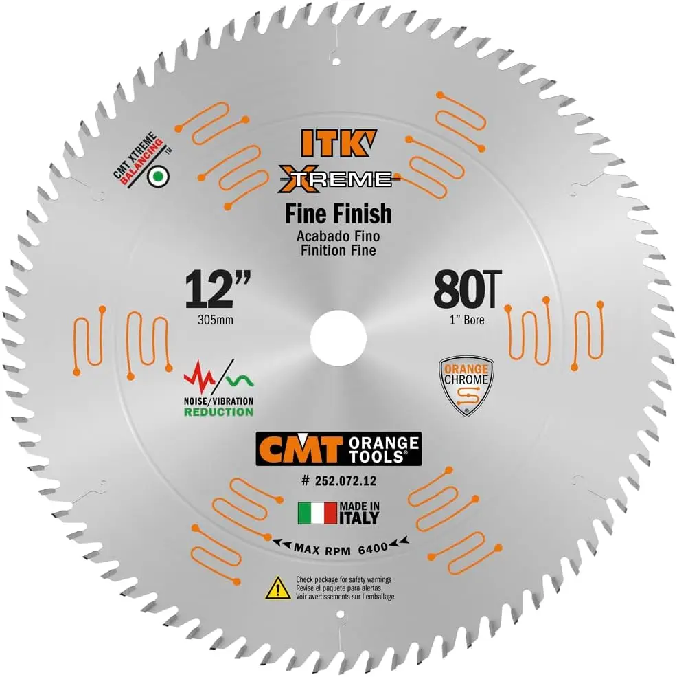 Industrial Fine Cut-Off Saw Blade 12-Inch 80 Teeth ATB for Wood & Plywood
Industrial Fine Cut-Off Saw Blade 12-Inch 80 Teeth ATB for Wood & Plywood