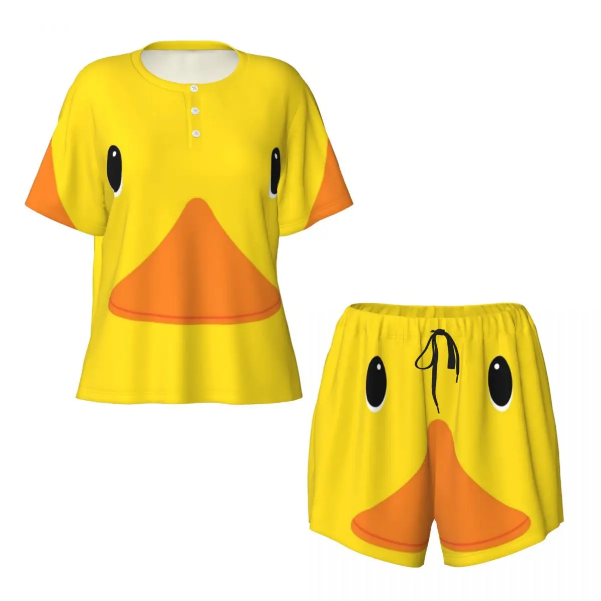 Yellow Duck Round Neck Short Sleeve Nightgowns for Sleeping Sleepshirts Women Loose Pajama Set Short Pants
Yellow Duck Round Neck Short Sleeve Nightgowns for Sleeping Sleepshirts Women Loose Pajama Set Short Pants